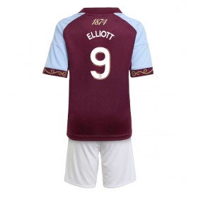 Baby Fußballbekleidung Aston Villa Harvey Elliott #9 Heimtrikot 2025-26 Kurzarm (+ kurze hosen)